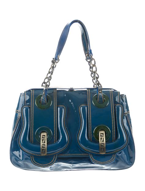 fendi leather bags|fendi patent leather bag.